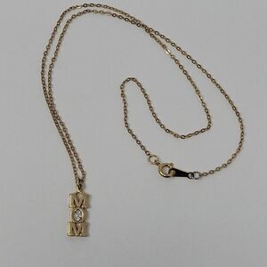 Stunning Vintage Estate Signed Avon Rhinestone Mom 17.5" Necklace G27225